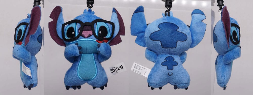 Lilo &amp; Stitch Plüsch-Taschenclips, Stitch-Charm-Display (24)