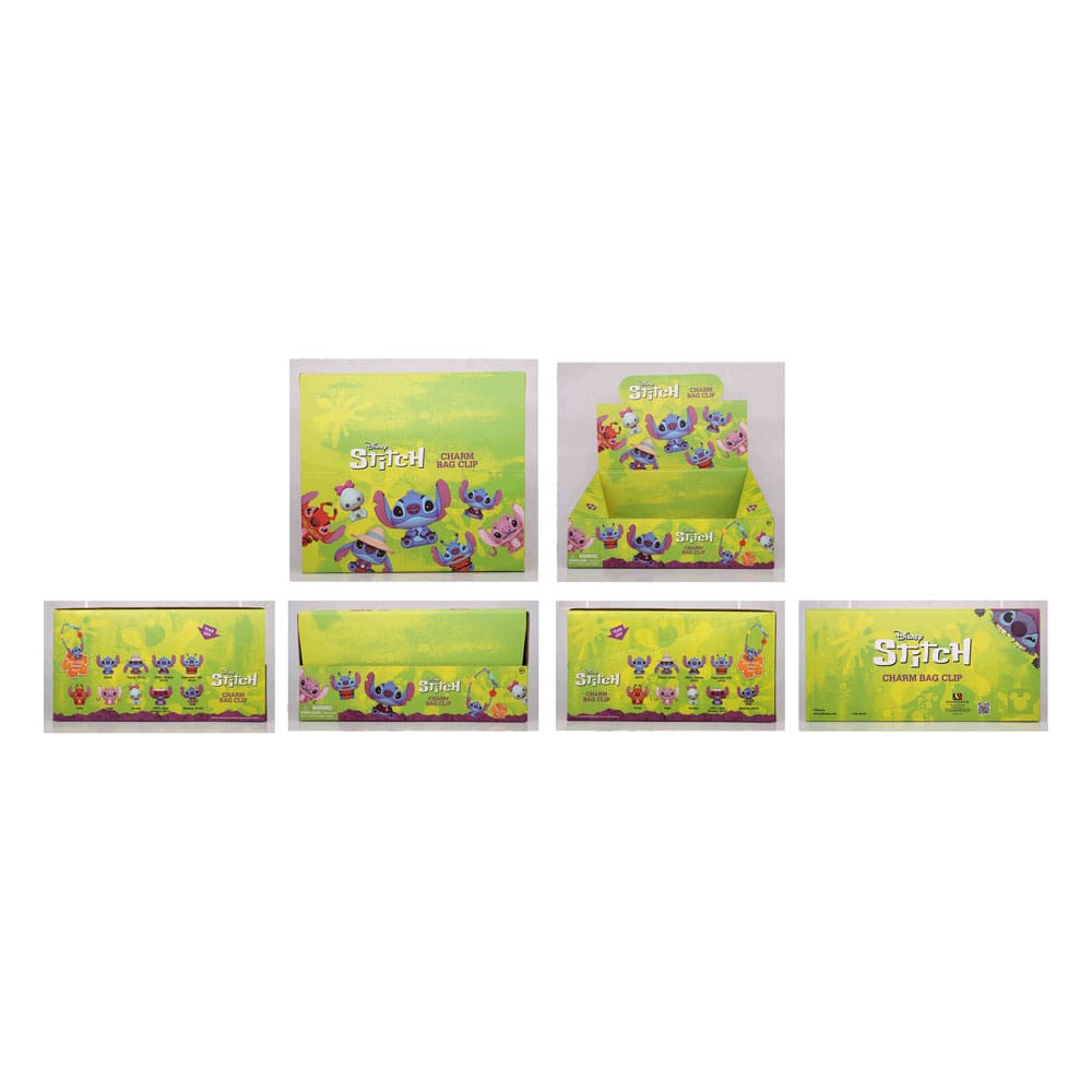 Lilo & Stitch PVC Bag Clips Stitch Charm Display (24)
