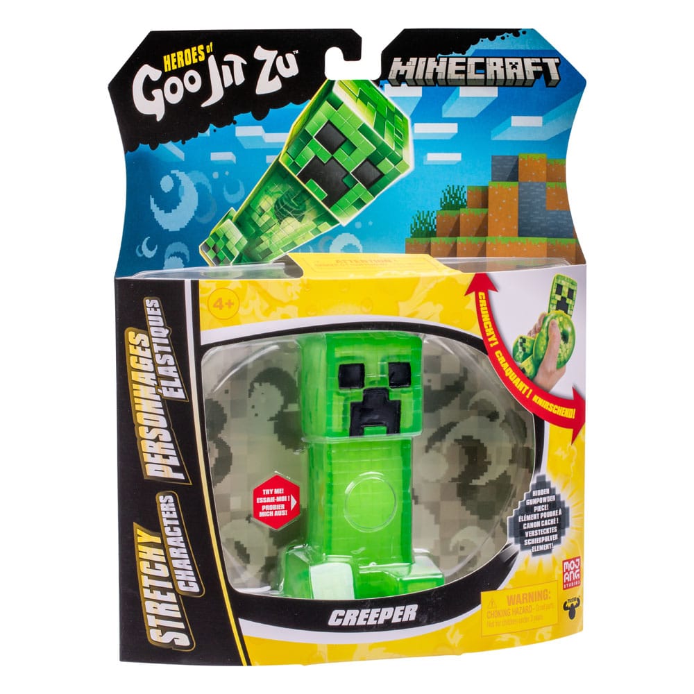 Minecraft Heroes of Goo Jit Zu Meteor Madness Stretch Figure Creeper 12 cm