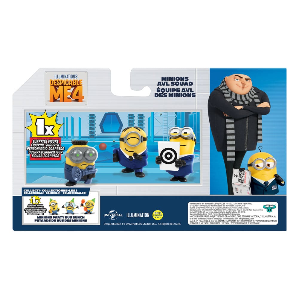 Ich – Einfach unverbesserlich 4 Figur 4er-Pack AVL 5 cm