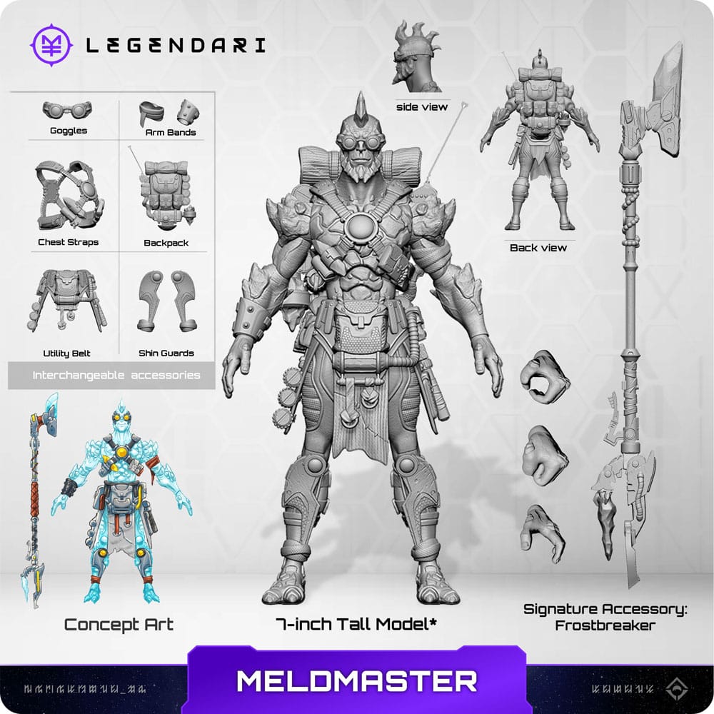 Legendary Action Figure 1/10 Meld Master 18 cm
