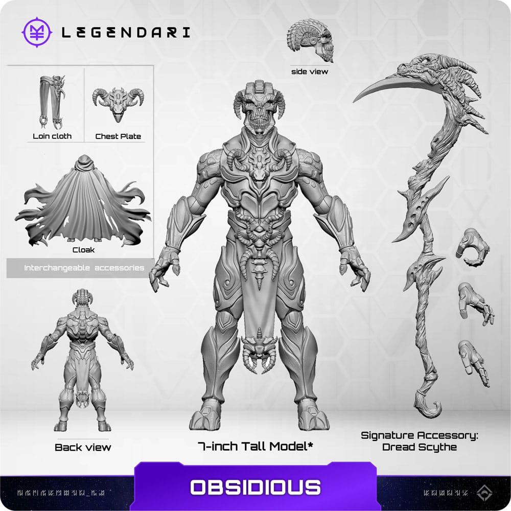 Legendary Action Figure 1/10 Obsidious 18 cm