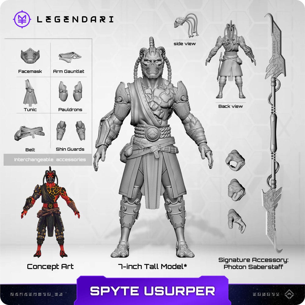 Legendary Action Figure 1/10 Spyte Usurper 18 cm