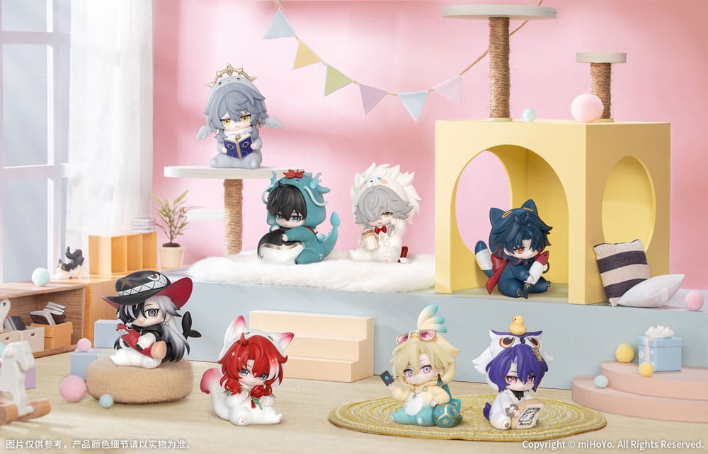 Honkai: Star Rail Mini Figures Boys' Dorm Series Chibi (8)