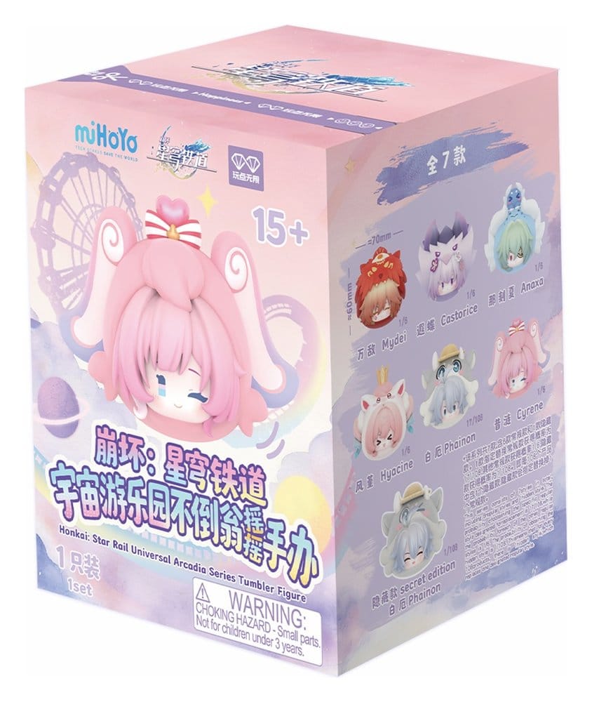 Honkai: Star Rail PVC Mini Figures Cosmic Amusement Park Wobble Doll Blind Box Display (6)