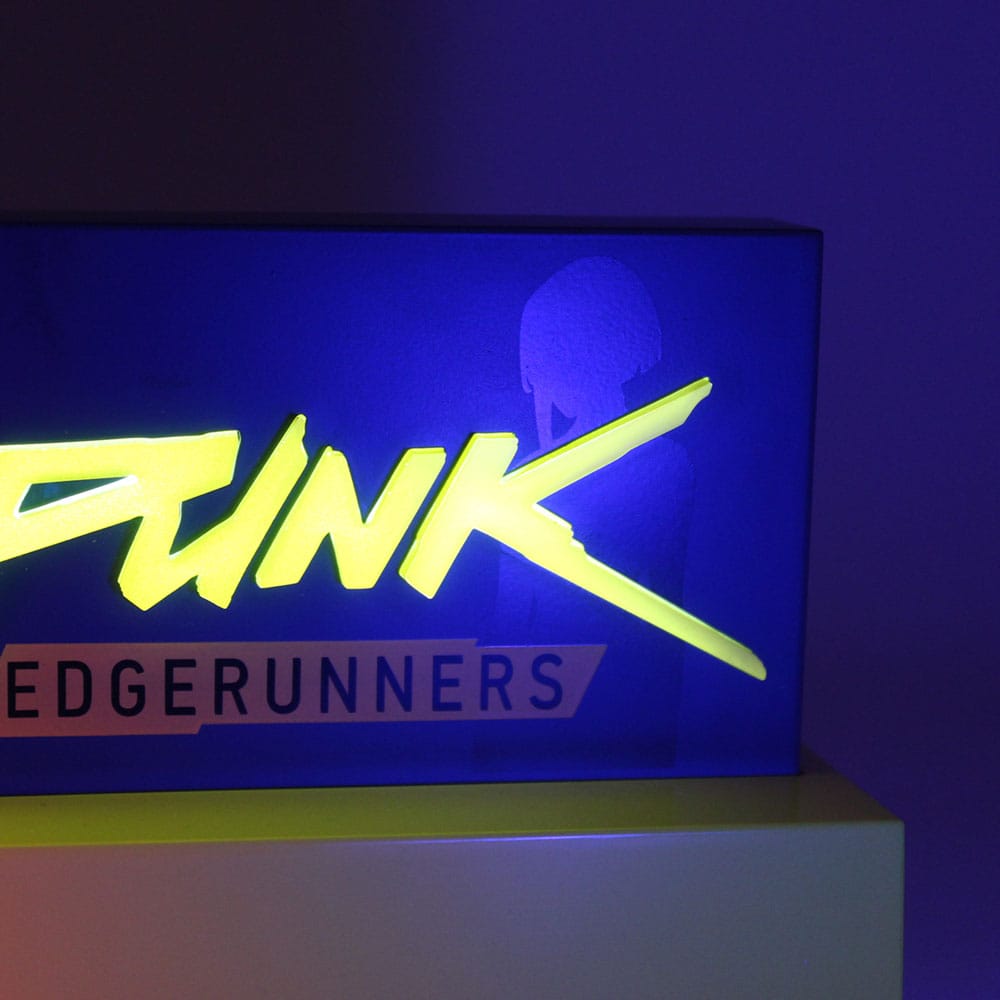 Cyberpunk Edgerunner LED-Licht-Logo 22 cm