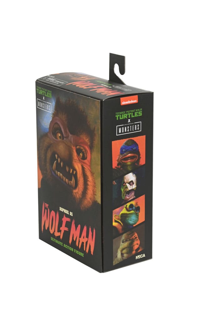 Universal Monsters x Teenage Mutant Ninja Turtles Action Figure Ultimate Raphael as The Wolfman 18 cm