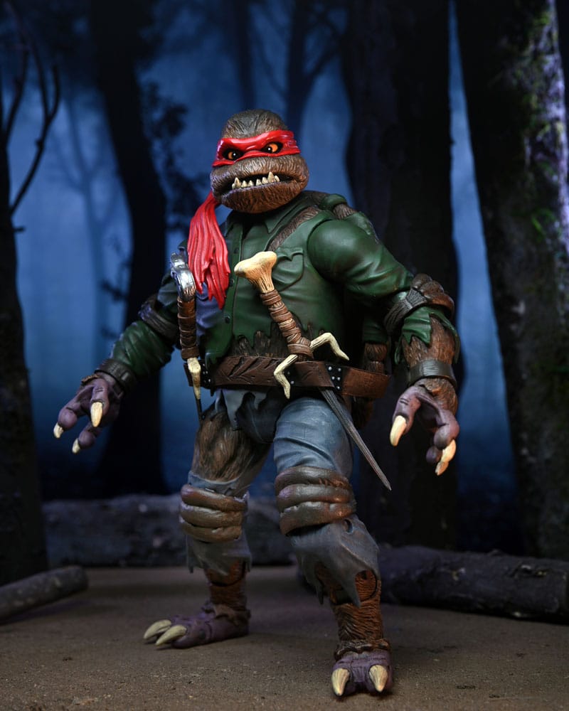 Universal Monsters x Teenage Mutant Ninja Turtles Action Figure Ultimate Raphael as The Wolfman 18 cm