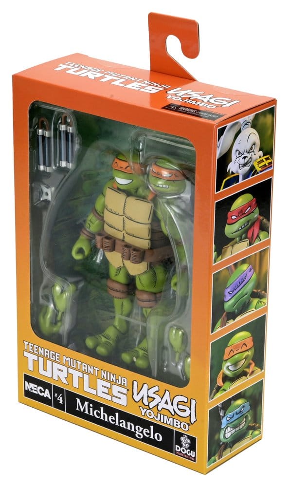 Teenage Mutant Ninja Turtles x Usagi Yojimbo Ultimate Action Figure Michelangelo 18 cm