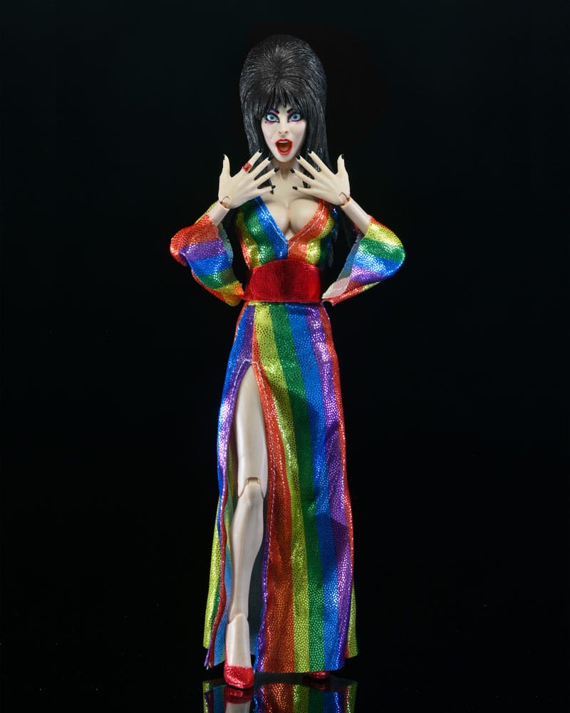 Elvira, Mistress of the Dark Clothed Action Figure Over the Rainbow Elvira 20 cm