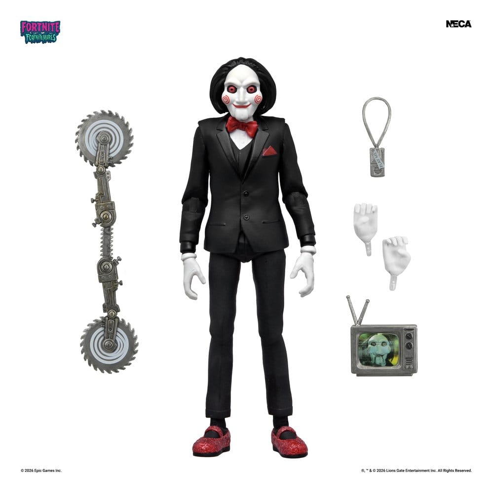 Fortnite/SAW Fortnitemares Action Figure Billy the Puppet 18 cm