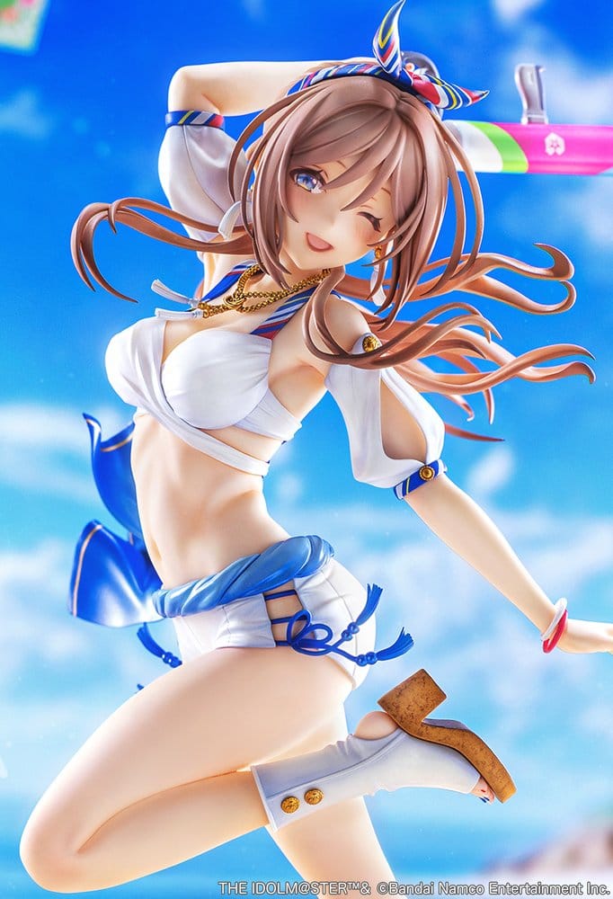The Idolmaster Gakuen PVC Figure 1/7 Himesaki Rinami Kimi to Semi Blue Ver. With Bonus 27 cm