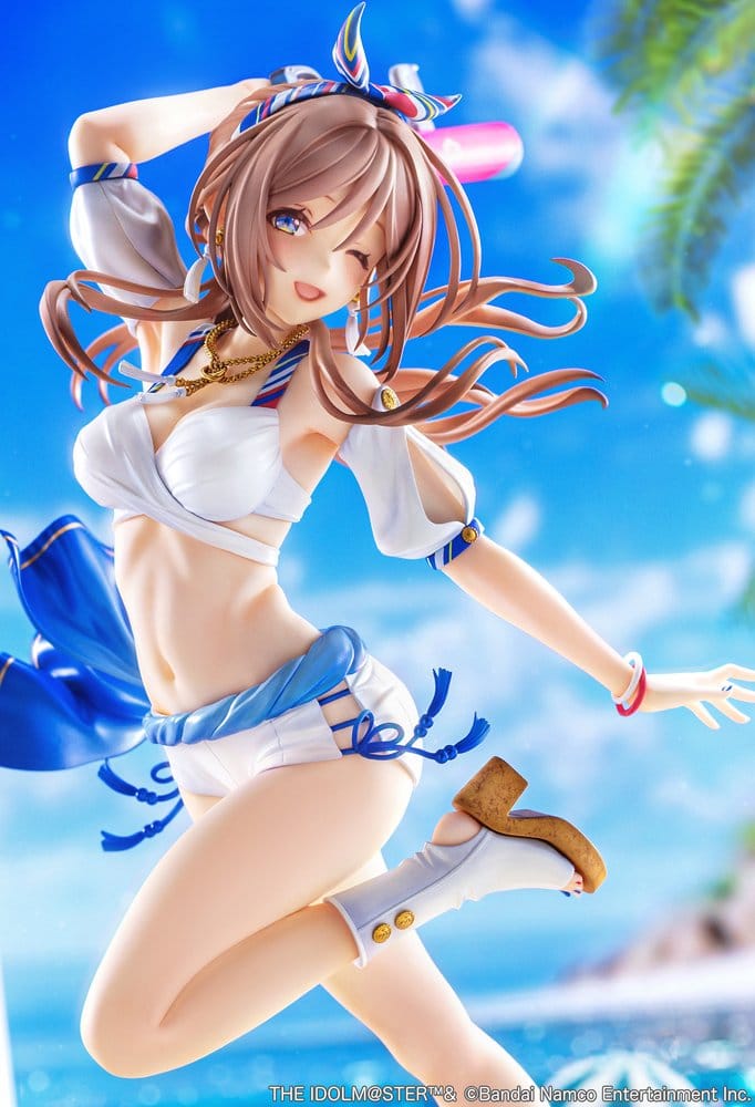 The Idolmaster Gakuen PVC Figure 1/7 Himesaki Rinami Kimi to Semi Blue Ver. With Bonus 27 cm