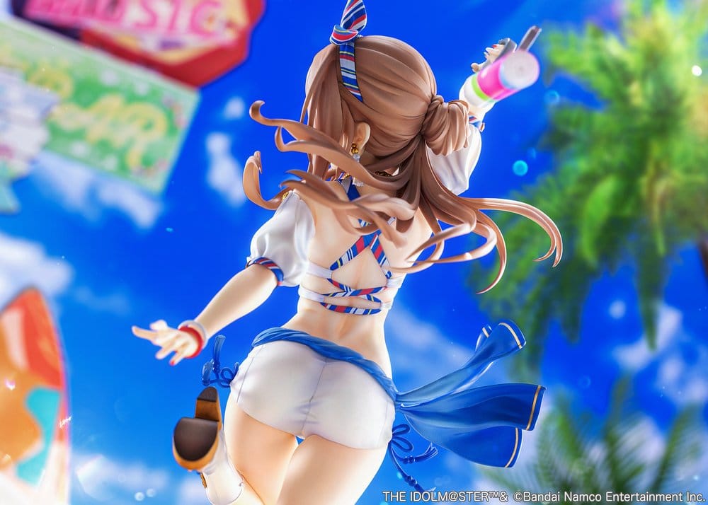 The Idolmaster Gakuen PVC Figure 1/7 Himesaki Rinami Kimi to Semi Blue Ver. With Bonus 27 cm