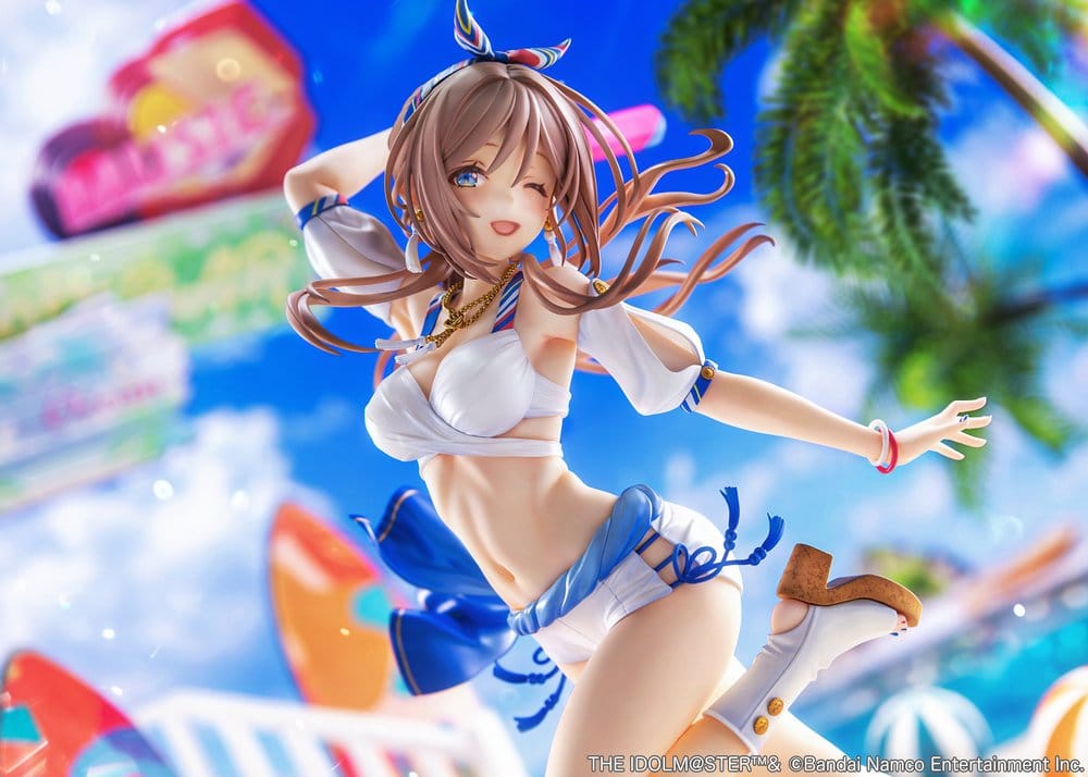 The Idolmaster Gakuen PVC Figure 1/7 Himesaki Rinami Kimi to Semi Blue Ver. 27 cm