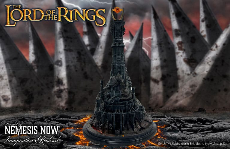 Herr der Ringe Rückfluss-Räuchergefäß Barad Dur 26 cm