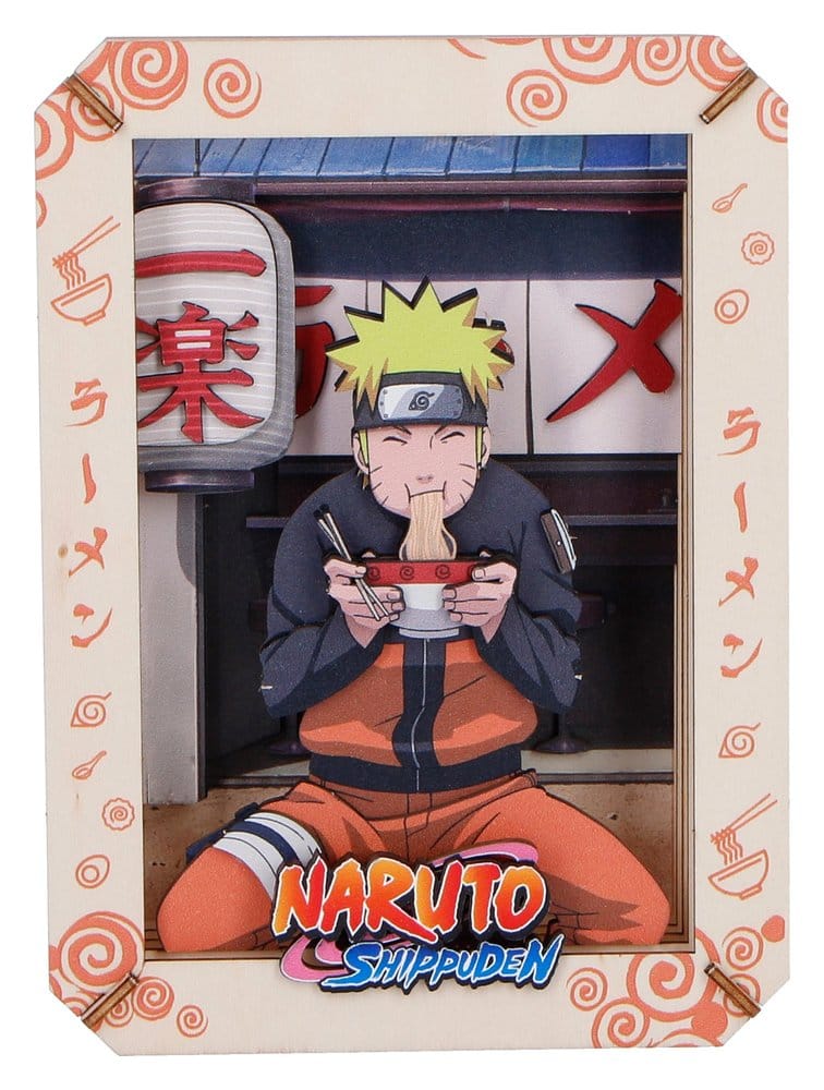 Naruto Model Kit Wooden Theatre Ramen (Medium) 14 cm