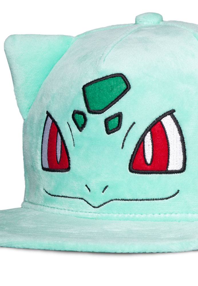Pokemon Plush Snapback Cap Bulbasaur