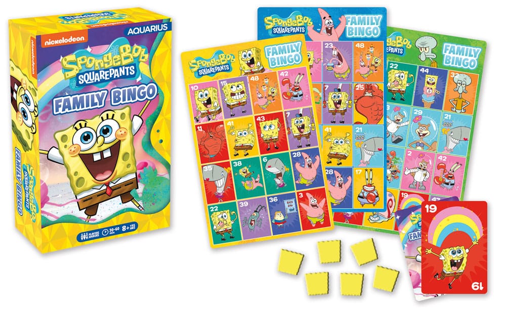 SpongeBob Brettspiel Familien-Bingo *Englische Version*