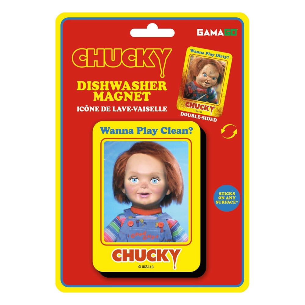 Kinderleicht: Chucky Clean Dirty Dishwasher Magnet