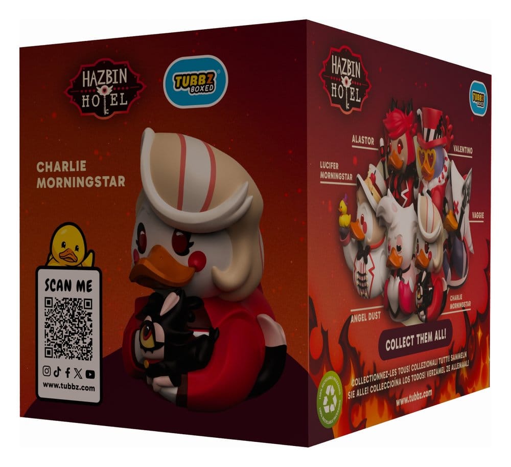 Hazbin Hotel Tubbz PVC Figure Charlie Morningstar Boxed Edition 10 cm