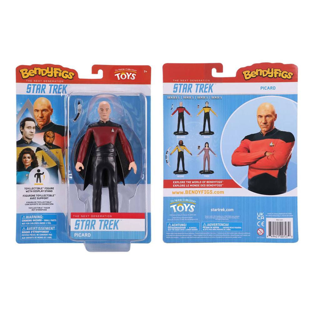 Star Trek: The Next Generation Bendyfigs Biegbare Figur Capt. Picard 19 cm