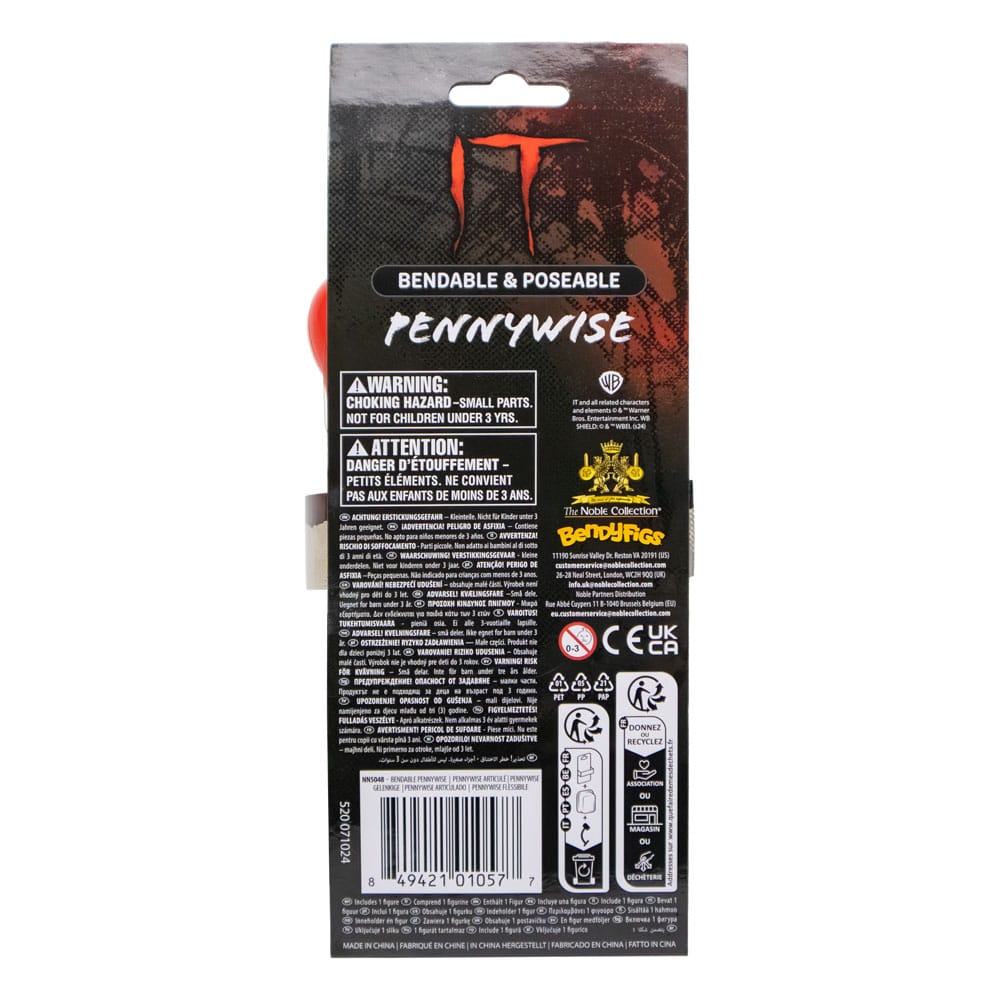 Es Bendyfigs Biegbare Figur Pennywise 19 cm