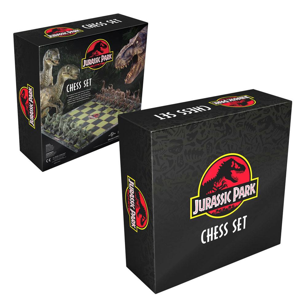 Jurassic Park Schachspiel Dinosaurier