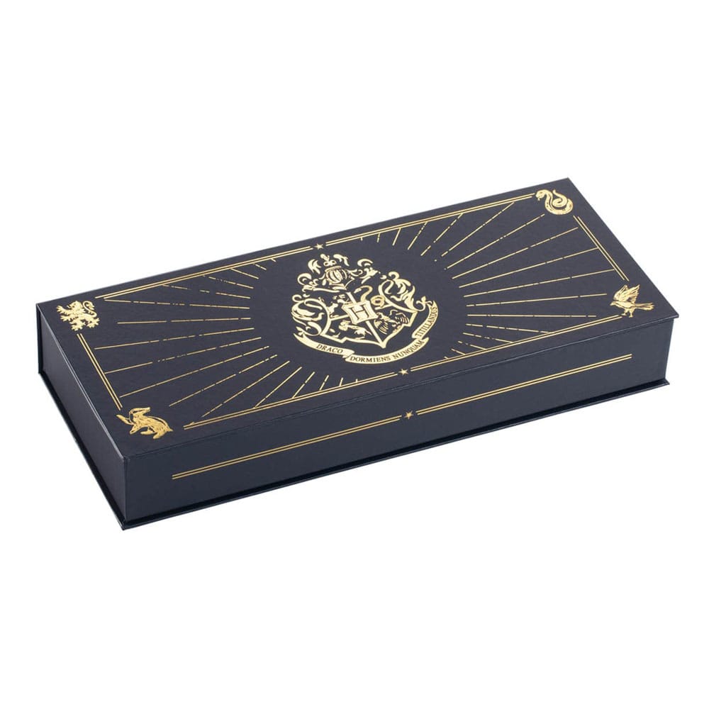 Harry-Potter-Replik der Hogwarts-Schreibfeder mit Hogwarts-Briefpapier, 31 cm