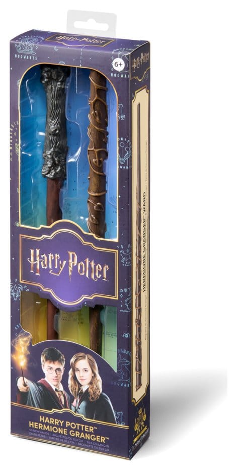Harry Potter Roleplay Replica Wands 2-Pack Harry Potter & Hermione Granger 31 cm