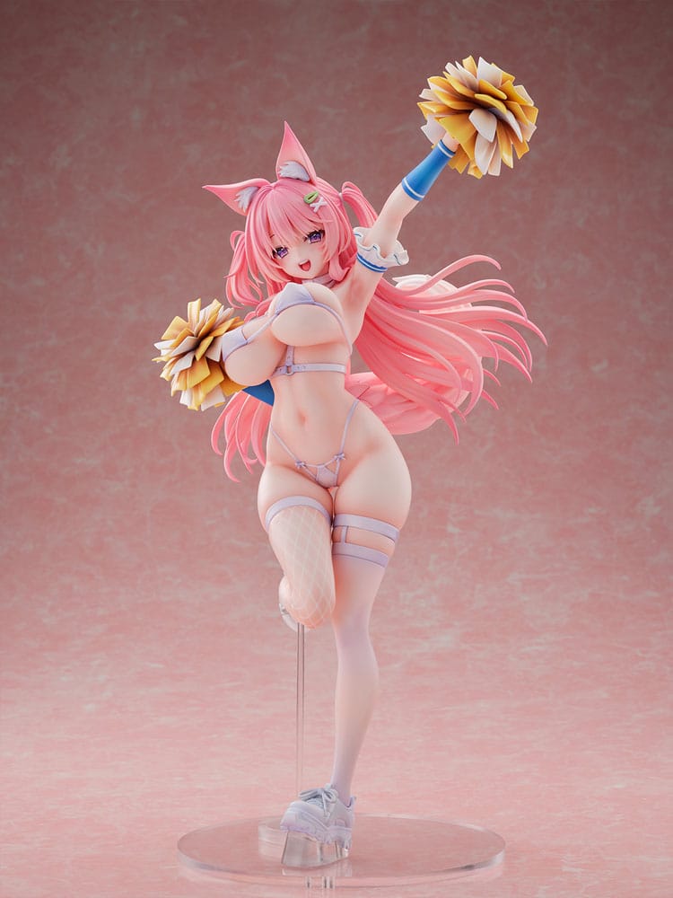 Original Character Statue 1/5 Kemomimi Cheer Girl illustration by Yatanuki Kei 35 cm