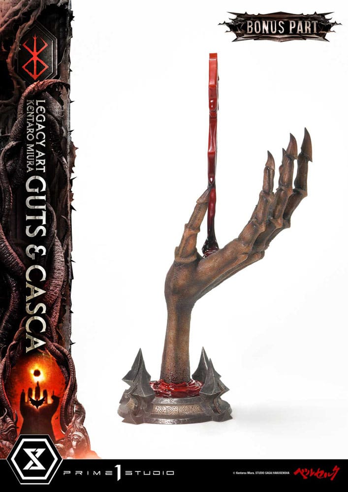 Berserk Ultimate Legacy Art Kentaro Miura Statue 1/4 Guts & Casca Bonu