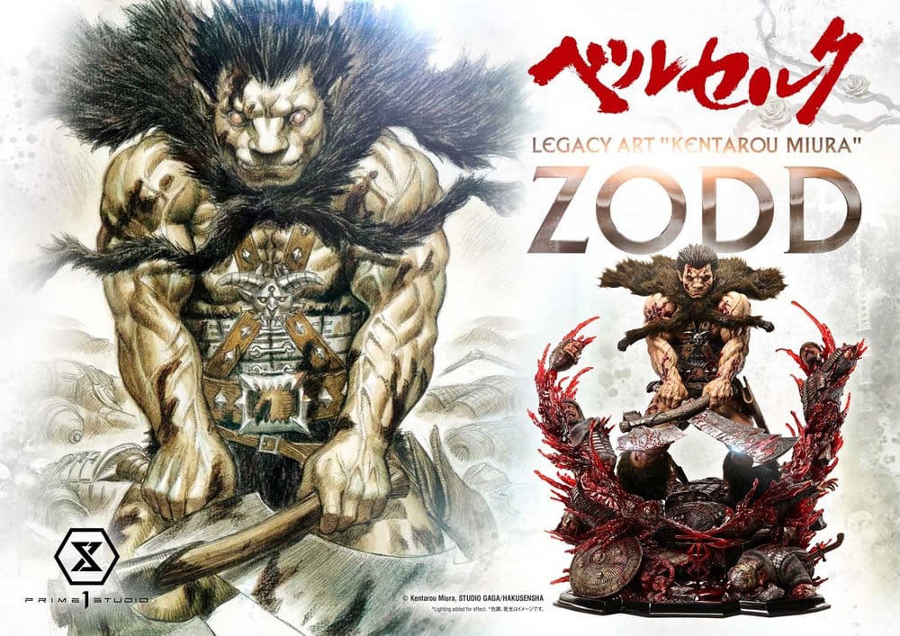 Berserk Legacy Art "Kentarou Miura" Statue 1/4 Zodd Deluxe Version 88 cm