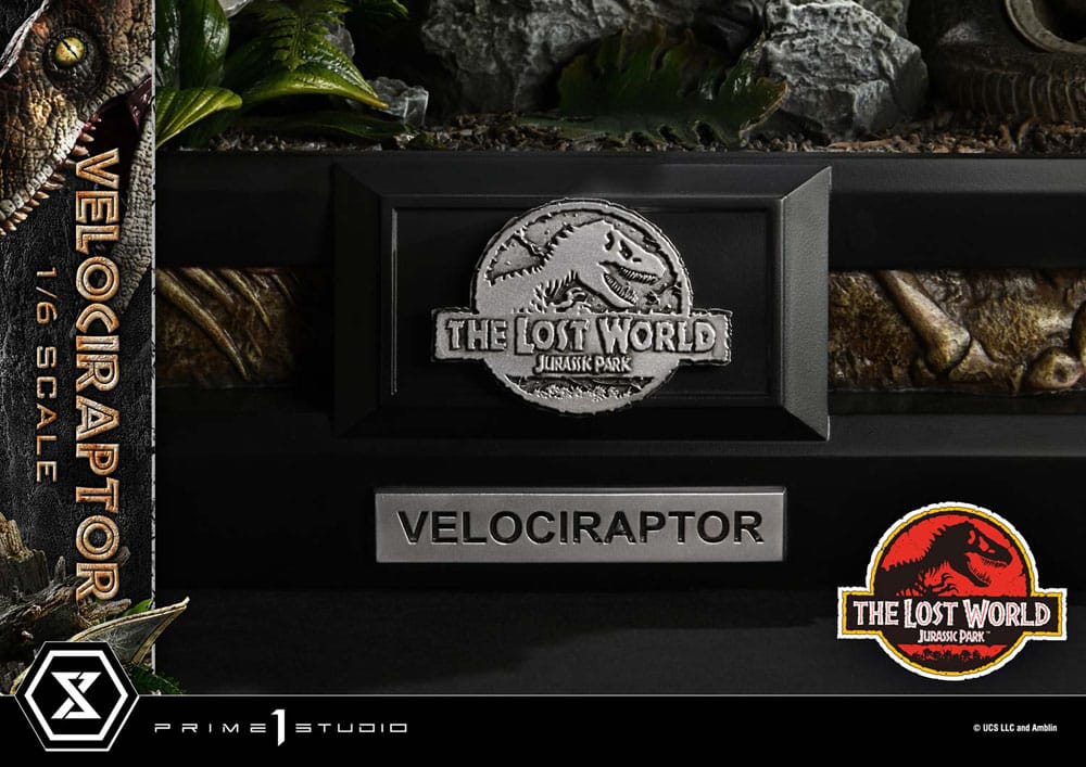 Jurassic Park II Legacy Museum Collection Statue 1/6 Velociraptor Bonus Version 41 cm