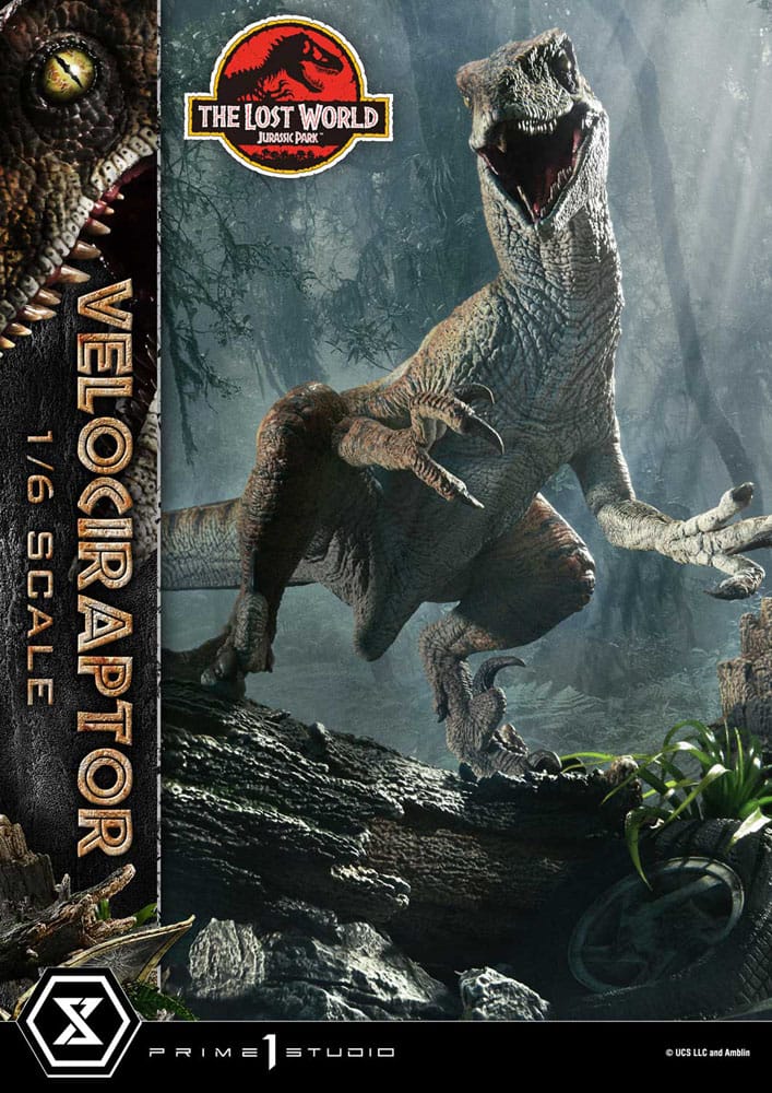 Jurassic Park II Legacy Museum Collection Statue 1/6 Velociraptor Bonus Version 41 cm