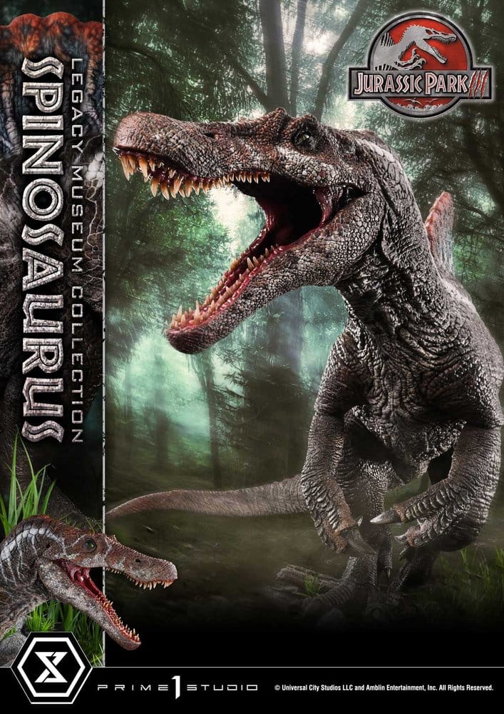 Jurassic Park Legacy Museum Collection Statue 1/6 Spinosaurus Bonus Version 134 cm