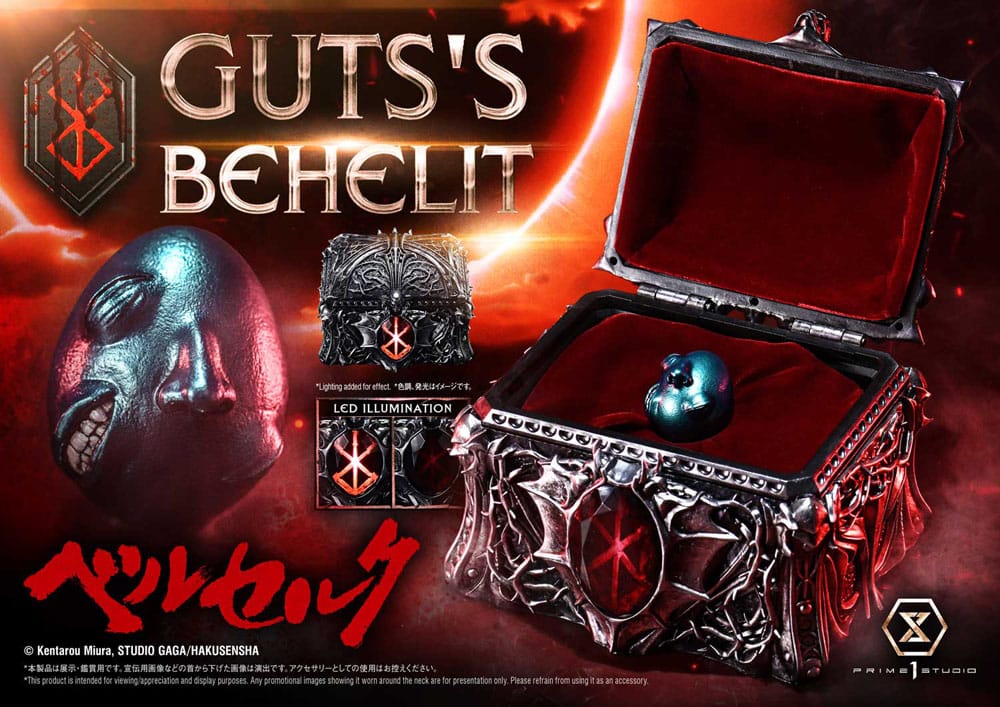 Berserk Life Scale Statue Guts' Behelit 5 cm