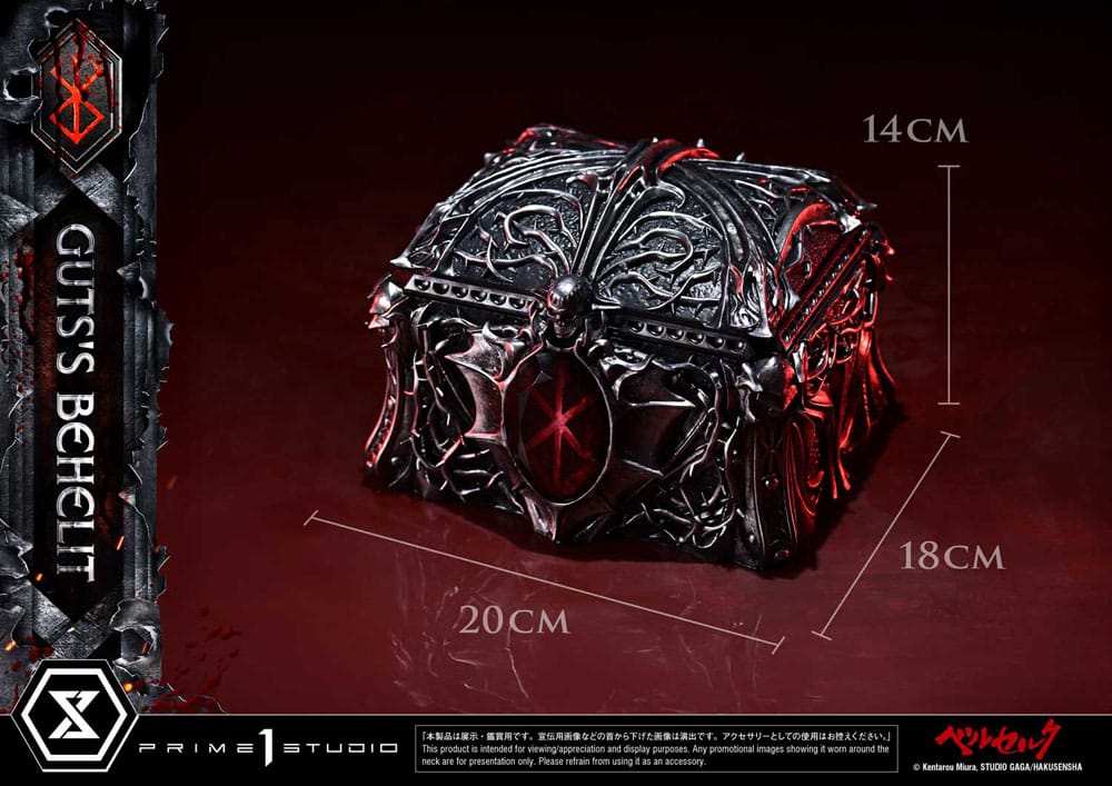 Berserk Life Scale Statue Guts' Behelit 5 cm