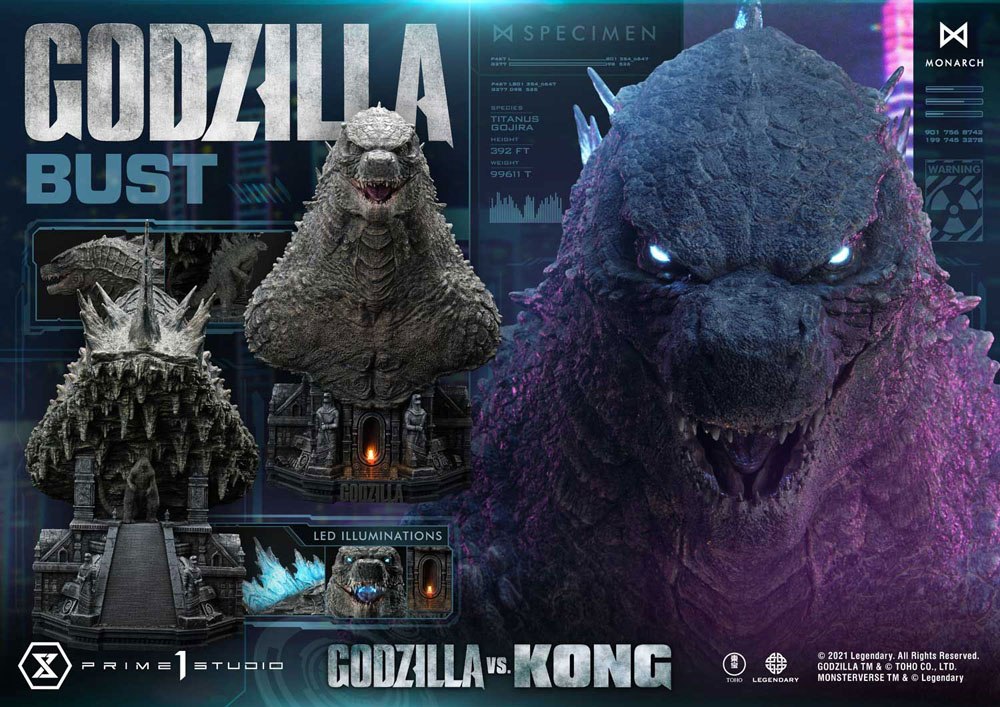 Godzilla vs King Bust Godzilla Bonus Version 75 cm