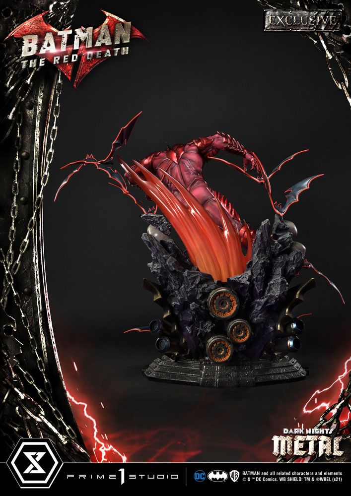Dark Nights: Metallstatuen 1/3 The Red Death &amp; The Red Death Exclusive 75 cm Sortiment (3)
