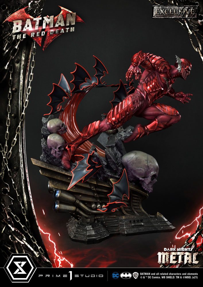 Dark Nights: Metallstatuen 1/3 The Red Death &amp; The Red Death Exclusive 75 cm Sortiment (3)