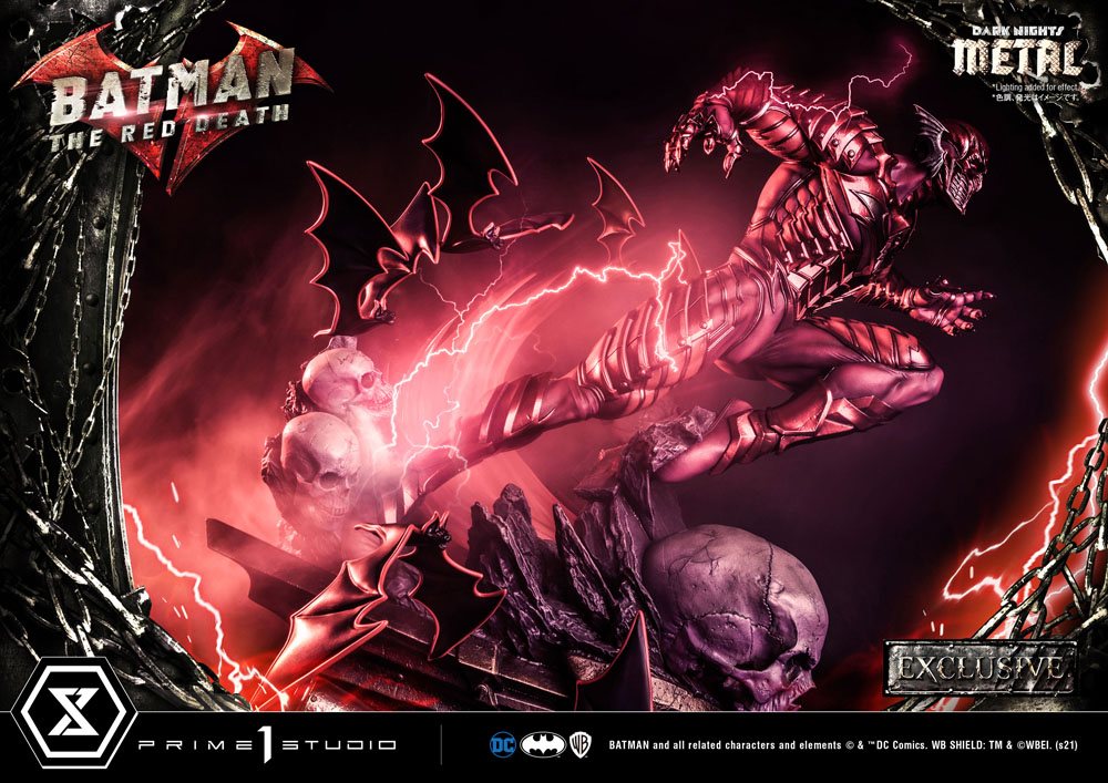 Dark Nights: Metallstatuen 1/3 The Red Death &amp; The Red Death Exclusive 75 cm Sortiment (3)