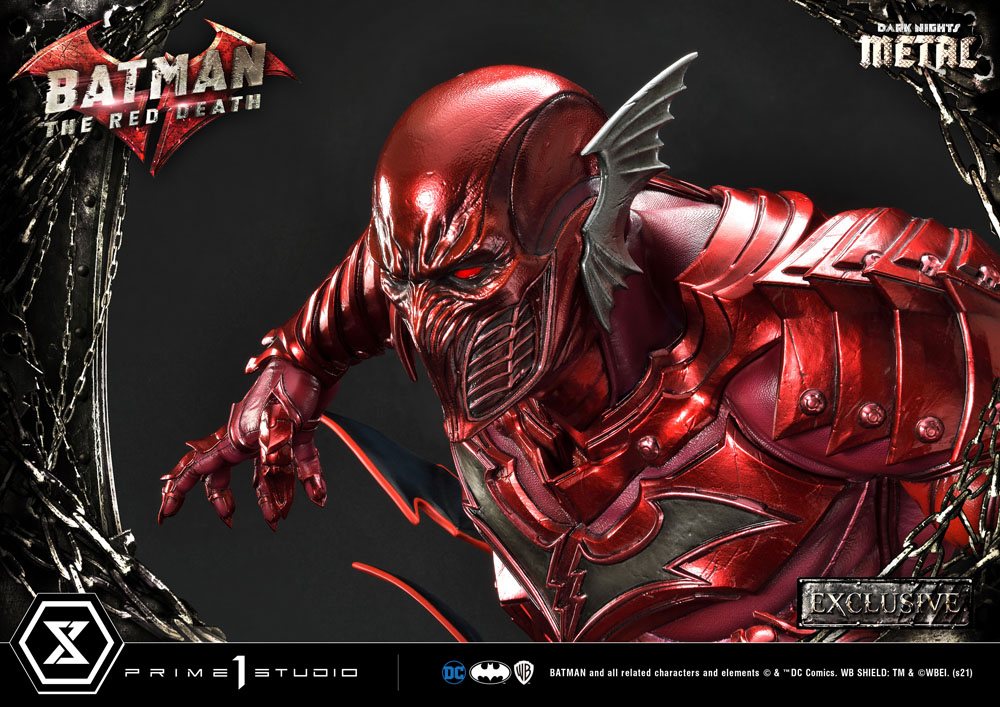 Dark Nights: Metallstatuen 1/3 The Red Death &amp; The Red Death Exclusive 75 cm Sortiment (3)