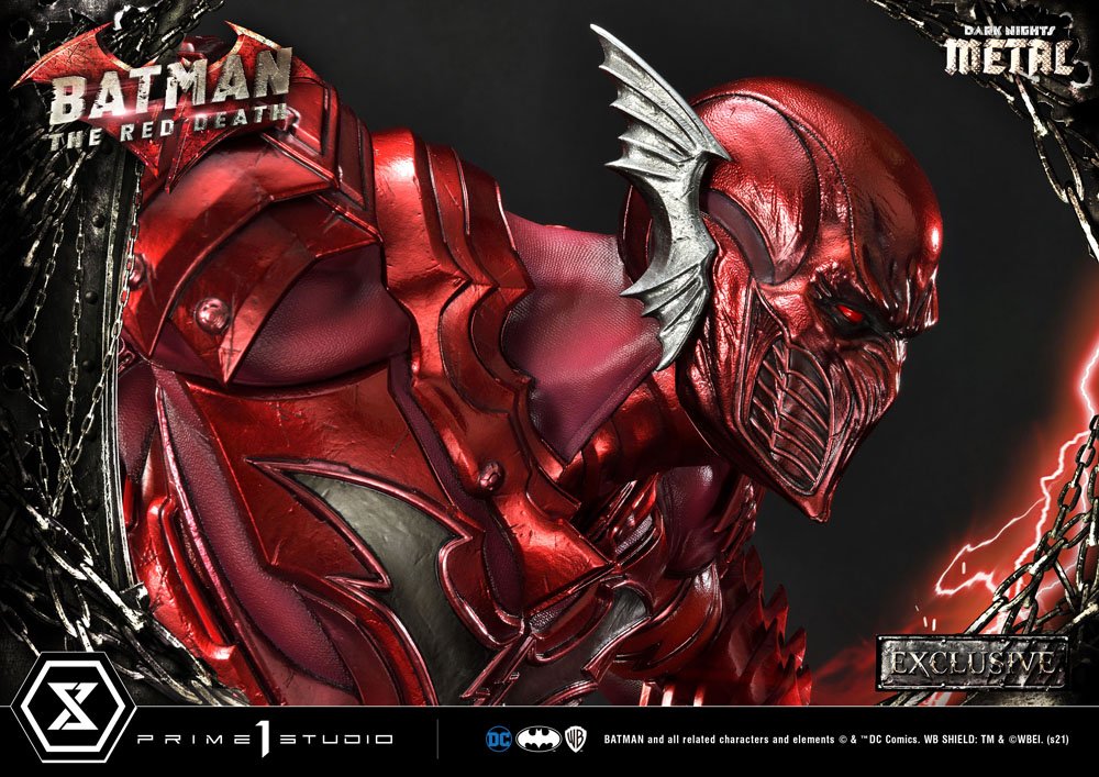 Dark Nights: Metallstatuen 1/3 The Red Death &amp; The Red Death Exclusive 75 cm Sortiment (3)