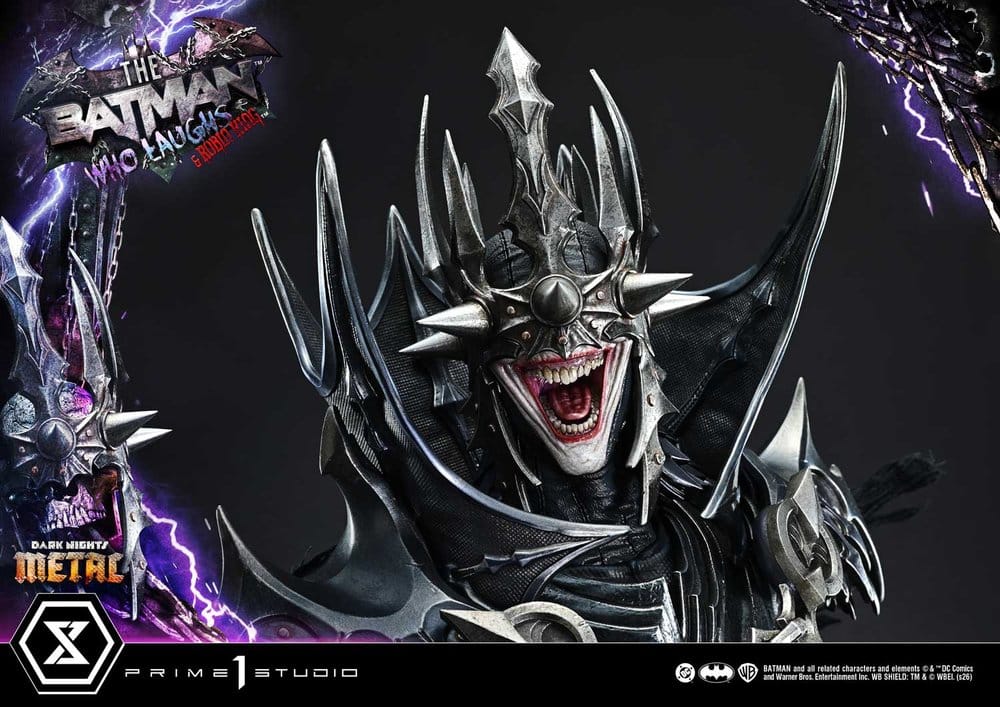 DC Comics Museum Masterline Statue 1/3 Dark Nights: Death Metal The Batman Who Laughs & Robin King 85 cm