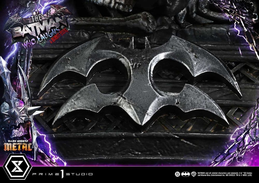 DC Comics Museum Masterline Statue 1/3 Dark Nights: Death Metal The Batman Who Laughs & Robin King DX Bonus 85 cm
