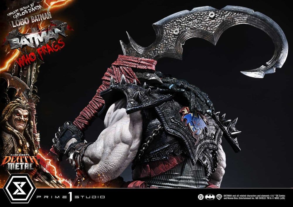 Dark Nights: Death Metal Museum Masterline Statue 1/3 Lobo Batman: Batman Who Frags 81 cm
