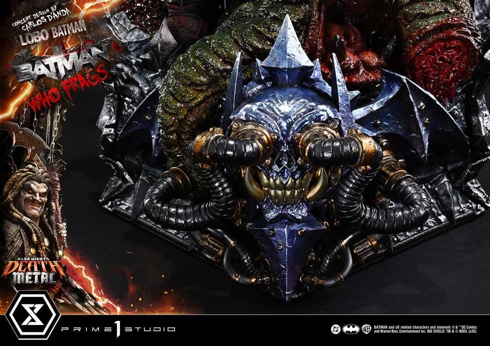 Dark Nights: Death Metal Museum Masterline Statue 1/3 Lobo Batman: Batman Who Frags Deluxe Version 81 cm