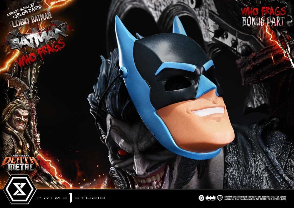 Dark Nights: Death Metal Museum Masterline Statue 1/3 Lobo Batman: Batman Who Frags Deluxe Bonus Version 81 cm