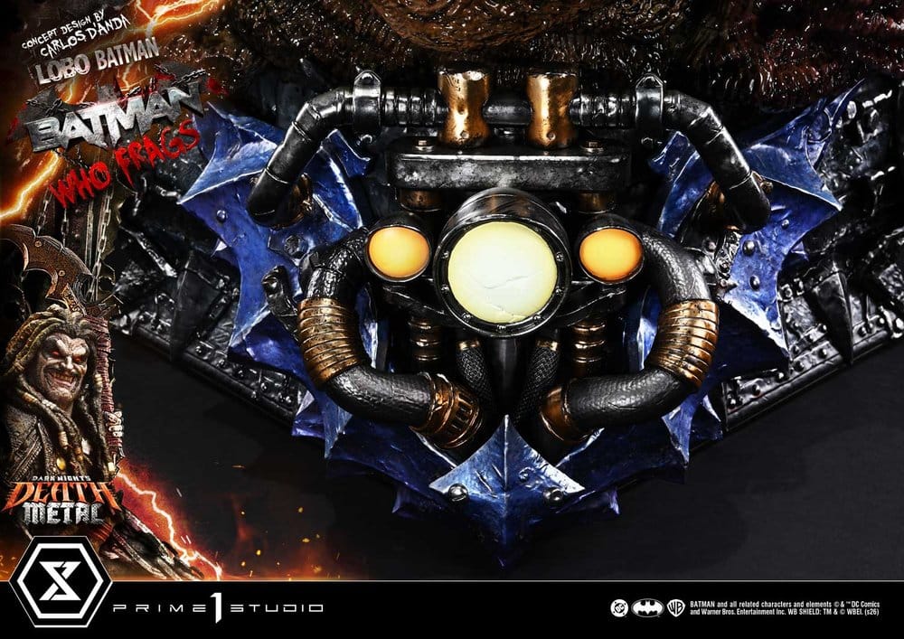 Dark Nights: Death Metal Museum Masterline Statue 1/3 Lobo Batman: Batman Who Frags Deluxe Bonus Version 81 cm